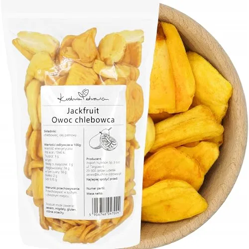 Getrockneter Jackfrucht Snack 500g | Exotisch süßer Genuss für Veganer