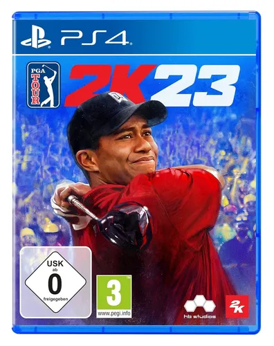 PGA Tour 2K23 für PlayStation 4 - Konsolen-Spiel mit Tiger Woods, aufregenden lizenzierten Plätzen und der Möglichkeit, mit männlichen und weiblichen Profis zu spielen.