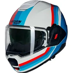 Nolan Klapphelm N120-1 LINEO 347 Gr: L Weiss Blau Rot von Nolan