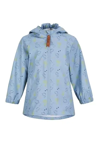 Sterntaler Kid's Regenjacke Ungefüttert Dino - Gr. 104 Blau - Funktionsjacke für Kinder mit Dino-All-over-Print, wind- und wasserdicht, perfekt für Outdoor-Abenteuer bei jedem Wetter.