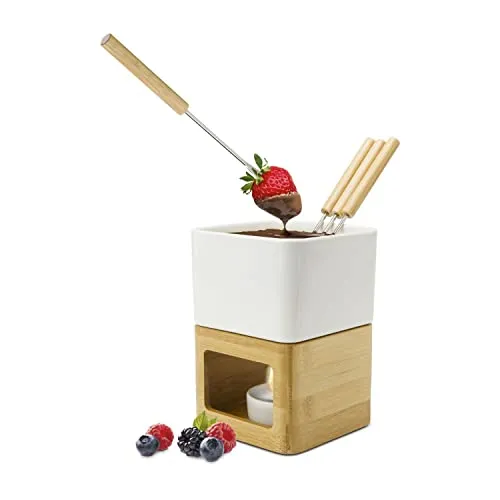 Rominox Schokoladenfondue Set mit 4 Pikser
