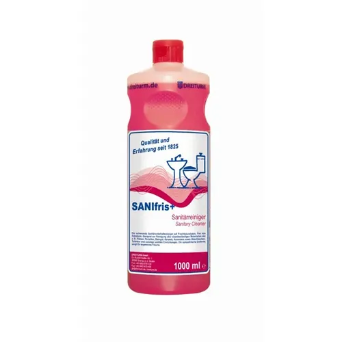 Dreiturm Sanifris PLUS 1 L Sanitär-Reiniger & Kalklöser mit angenehmen Frischeduft 4367