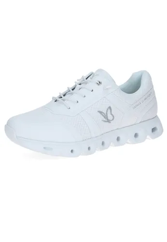 CAPRICE Damen Sneaker Vegan mit Schnürsenkeln, Weiß (White Comb)