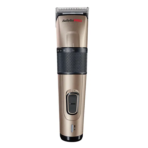 BaByliss PRO CUT DEFINE FX862E - Professioneller Haarschneider - Haar- & Bartschneidegeräte, kabellos mit Aufsätzen und Warnung vor niedrigem Batteriestand für präzise Ergebnisse.