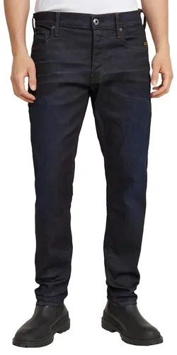 G-Star Herren Jeans 3301 Regular Tapered Dunkelblau W28 L32 - Moderne Regular Tapered Jeans aus 79% Bio-Baumwolle, ideal für lässige Looks. Bequem und stilvoll, perfekt für jeden Anlass.
