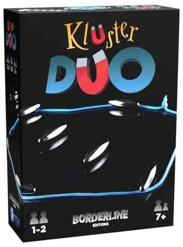 KLUSTER DUO - Magnetspiel für 2 Personen, fördert Geschicklichkeit und Strategie für spannende Spielabende