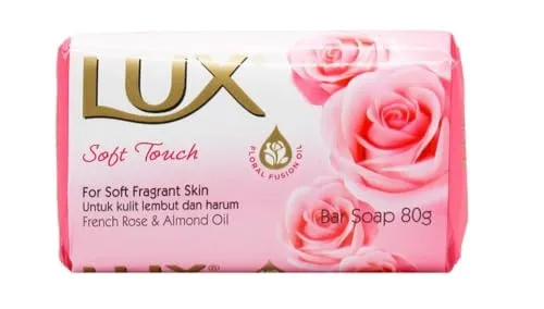 Produktbild Lux Seife Soft Touch, Rosa und Mandelöl, 80 g, mehrfarbig, Einheitsgröße