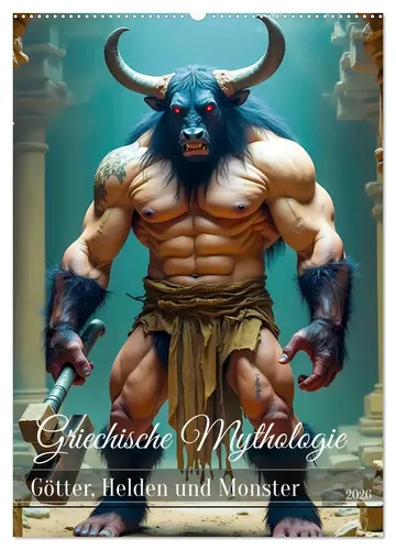 Sell Pixs:Sell | Griechische Mythologie - Götter, Helden und Monster Kalender - Epischer Wandkalender 2025 mit 14 faszinierenden Motiven aus der griechischen Mythologie. Ideal für Fans von Belletristik und Geschenkbüchern!