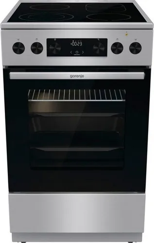 Gorenje GECS 5C70 XPA Ed Standherd - 50cm mit 11 Heizarten - Energieeffizienzklasse A, 70 L Multifunktions-Backofen mit ExtraSteam für optimale Backergebnisse und 4 HiLight-Kochzonen für vielseitiges Kochen.