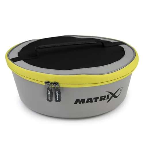 Matrix Fishing Eva Airflow 7.5L Köderbeutel Gelb - Angeltasche für lebende Köder, 7.5L Fassungsvermögen mit feinmaschigem Deckel für optimale Luftzirkulation und frische Köder.