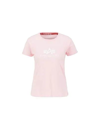 Alpha Industries New Basic T Wmn T-Shirt für Damen Pastel Pink