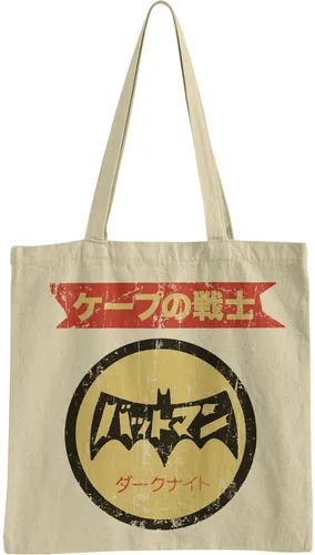 Produktbild Batman Japanese Retro Logo Tote Bag in Khaki