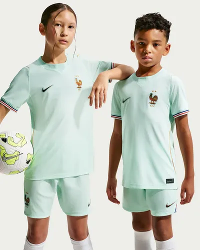 Nike FRANKREICH AWAY Teamtrikot Kinder in igloo-monarch-monarch, Größe 146/152 - Stylisches Kindertrikot der französischen Nationalmannschaft mit Dri-FIT-Technologie für optimalen Tragekomfort. Perfekt für Fans und Sportbegeisterte!