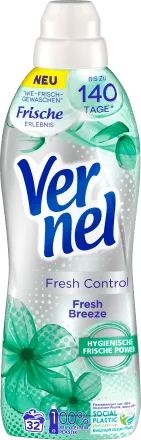 Vernel Fresh Control Fresh Breeze Płyn do Płukania 32 prania Henke 4015000972604
