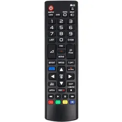 Ersatz TV Fernbedienung für LG AKB73715682 - Schwarz