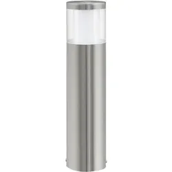EGLO LED Außen-Wegelampe Basalgo 1, witterungsbeständige 1-flammige Edelstahl-Leuchte - Moderne Außenlampe aus Edelstahl mit IP44-Schutz für Garten, Terrasse und Eingangsbereiche. Energiesparende LEDs schaffen eine einladende Atmosphäre und erhöhen die Sicherheit auf Ihren Wegen.