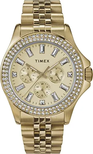 Timex Damen Multi Dial Uhr Mit Edelstahl Armband Kaia