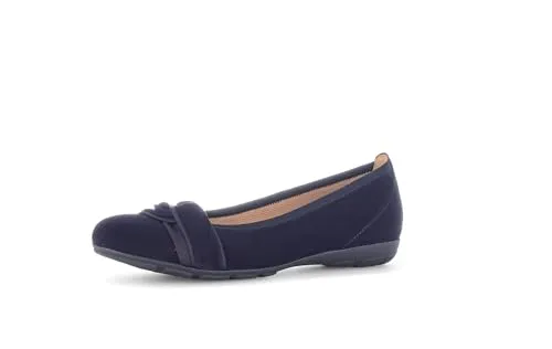 Gabor Damen Klassische Ballerinas in Atlantik, Größe 37.5 in blau von Gabor