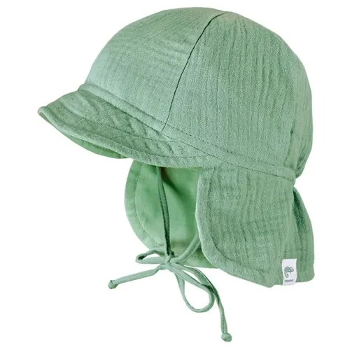 maximo - Kid's Mini Schildmütze Musselin - Cap Gr 45 cm türkis