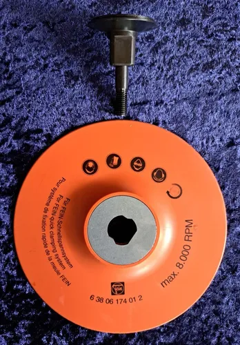 FEIN Elastischer Schleifteller, Ø 180 mm - Hochwertiger Schleifteller mit Spanneinheit für präzises Arbeiten. Profitieren Sie von der FEIN PLUS Garantie: drei Jahre Herstellergarantie bei Registrierung innerhalb sechs Wochen. Ideal für den professionellen Einsatz.