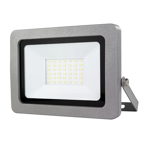 REV LED Strahler FLARE - 30W, 2550 Lumen, IP65 - Hochwertige Außenlampe für optimale Sicherheit im Dunkeln: Der FLARE LED Strahler mit 30W und 2550 Lumen sorgt für brillante Ausleuchtung rund ums Haus und ist wetterfest nach IP65.