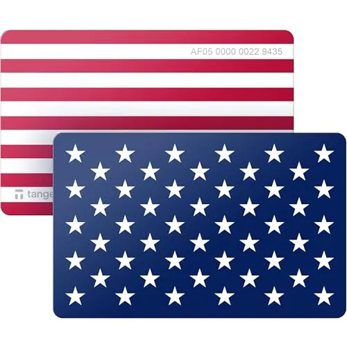 TANGEM Geldbörse - Sichere Crypto Wallet, Winterkollektion, USA-Kollektion