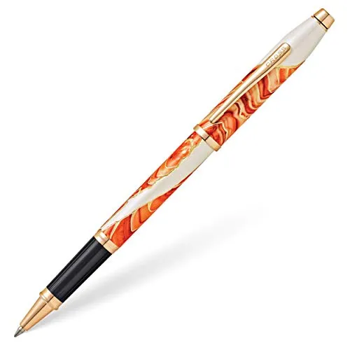 Cross Wanderlust Antelope Canyon Rollerball - 0.7 mm, Schwarz - Schreibutensilien, inspiriert von der Schönheit des Antelope Canyon, mit nachfüllbarer, dokumentenechter Mine und in einer luxuriösen Geschenkbox, ideal für Weltenbummler.