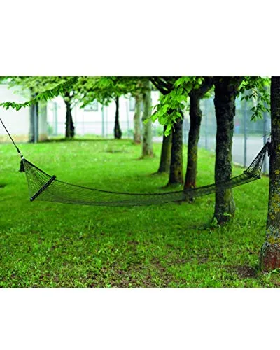 Mil Tec Hängematte groß - Camping Hängematte mit nur 0,8 kg Gewicht, ideal für Outdoor-Abenteuer und entspannte Momente in der Natur.