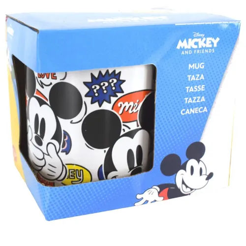 Tasse mit Disney Mickey Mouse Motiv ca. 325ml aus Keramik ca. Ø 8 x 9,5cm Comic