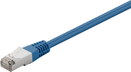 GOOBAY 73075 - 10 m, CAT 5e F/UTP-Netzwerkkabel, blau