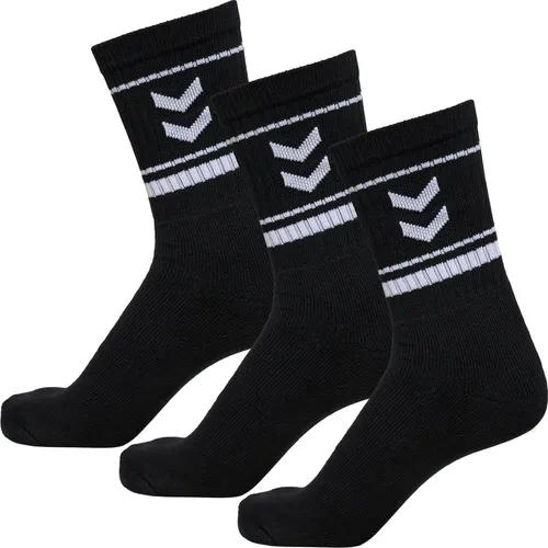 hummel Sportsocken hmlSTRIPE Crew schwarz in schwarz von hummel