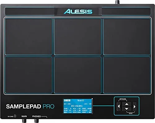 Alesis Samplepad Pro B-Stock - Vielseitiges E-Drum Pad - E-Drums, B-Stock Alesis Samplepad Pro mit 200+ Sounds, 10 Kits und SD Card Erweiterung für individuelle Percussion-Erlebnisse.