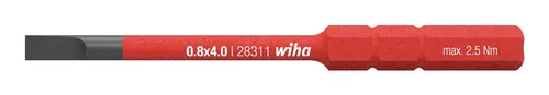 Wiha Werkstatt Schlitz Wechselklinge 6.5 mm 75 mm Passend für (Serie Schraubendreher) Wiha Torque