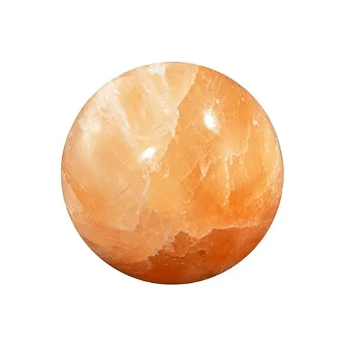 NKlaus Oranger Selenit Kugel 4 cm – Heilstein für Energiearbeit, Reiki & Meditation, ideal für Chakra-Harmonisierung, spirituelle Rituale & Edelstein-Therapie