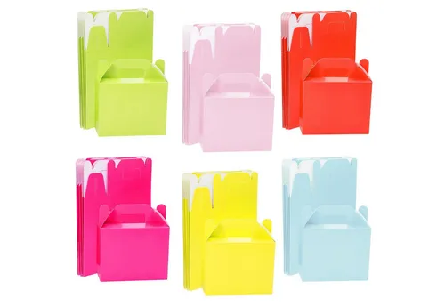 Belle Vous Geschenkbox 24 Stück Karton Geschenkboxen Set 14x6x11 cm (1 St)