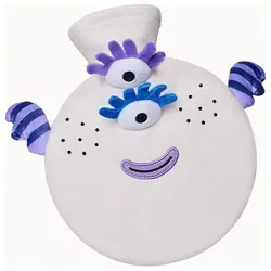 chic.mic Wärmflasche Kinder Monster HWB101 - Thermobehälter für Kinder, bringt bis zu 6 Stunden wohltuende Wärme und ist ideal für kalte Nächte oder Bauchschmerzen. Die abnehmbare Hülle aus Kunstfilz sorgt für Gemütlichkeit und Freude.