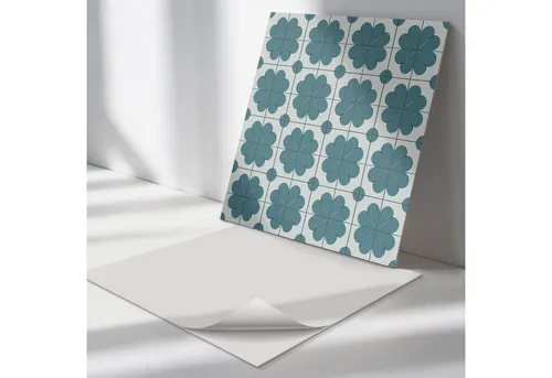 Tulup Wandtattoo Fliesen Aufkleber Blumenmuster in einem Arrangement Fliesensticker (20 St)