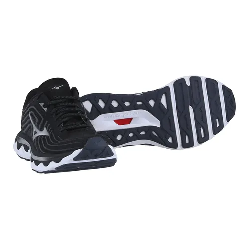 Mizuno Wave Horizon 6 Damen Laufschuhe - Antipronations-Laufschuhe mit Mizuno Foam Wave Dämpfung für ein schwebendes Laufgefühl und optimalen Halt auf festem Gelände. Ideal für ambitionierte Läuferinnen.