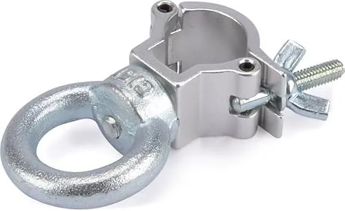Riggatec Halbschelle - Halfcoupler klein silber bis 10 kg (20 mm) mit Öse