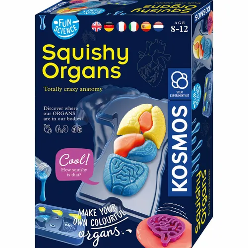 KOSMOS Fun Science Glibber-Organe Squishy Organs Experimente Kinder Mehrsprachig
