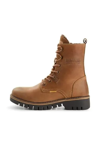 Camel Active Schnürstiefel Braun - Damen Wanderschuhe - Robuste und bequeme Wanderschuhe von Camel Active in stilvollem Braun, ideal für Outdoor-Abenteuer und lange Spaziergänge.