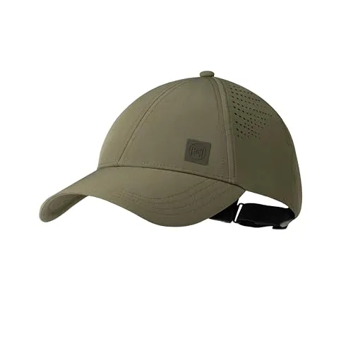 Buff Summit Cap (Größe L, oliv) - Basecap für Outdoor-Abenteuer, super bequem und ideal für sommerliche Touren in Berg und Tal.