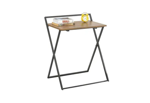 SoBuy Klapptisch FWT88 - Kleiner klappbarer Schreibtisch - Kinderschreibtische, platzsparend und ideal für kleine Räume mit robustem MDF und Metall für Langlebigkeit.