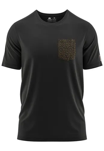 FORSBERG T-Shirt mit Brusttasche im Polygondesign von Forsberg