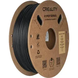 Creality Hyper PLA 1KG – CF Schwarz - 3D-Druck Zubehör mit hoher Fließfähigkeit für Hochgeschwindigkeitsdrucke bis 600 mm/s, ideal für präzise Modelle und Prototypen.