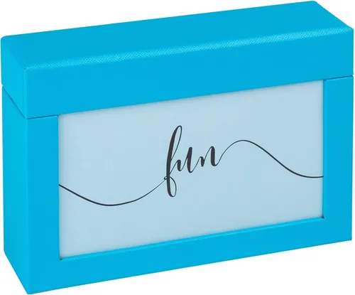 Walther Fotoalbum FB-116-U Fotobox 10x15 ozeanblau für 100 Fotos