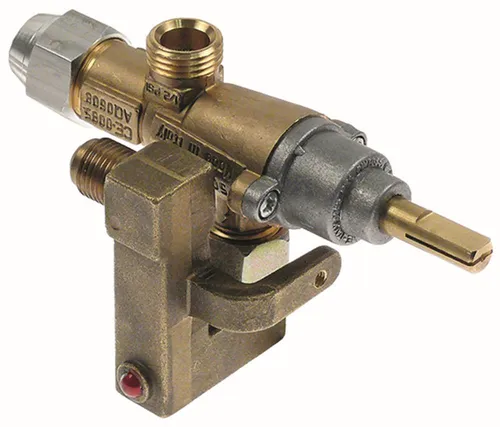 Angelo Po Gashahn PEL20S für Gasherd Thermoelementanschluss M8x1 22/15mm 0,2mm