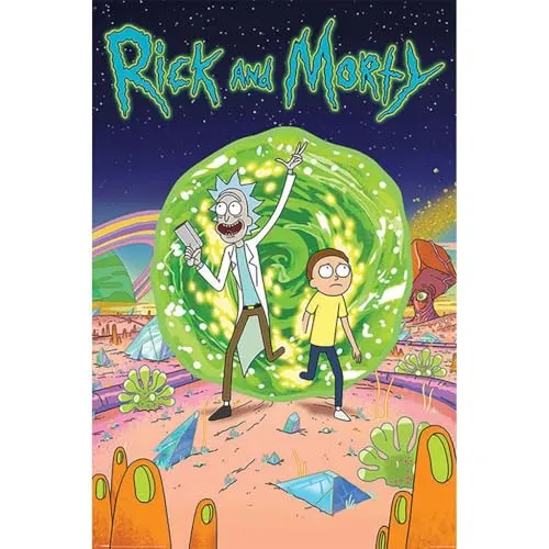 Poster Rick And Morty Wandposter Serie Plakat Neu Original 61x91,5 cm
