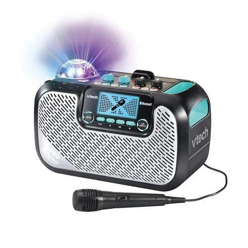 Vtech Super Sound Lautsprecher mit Karaoke Mikrofon - hochwertiger Karaoke-Spaß für Kinder ab 3 Jahren, inklusive Batterien und Bluetooth-Konnektivität