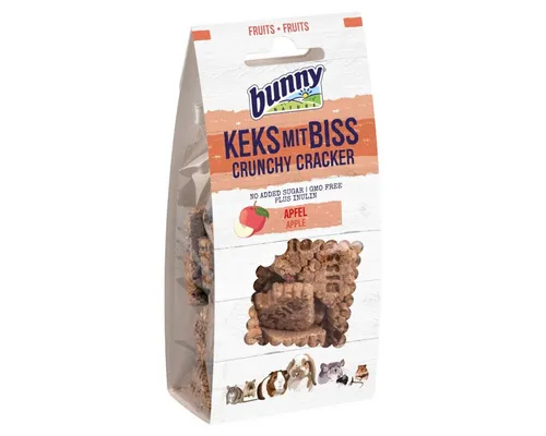 Bunny Nature Keks mit Biss Apfel 50 g, für: Kleintier